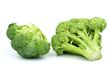 Image showing Two broccoli pieces