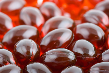 Image showing Abstract background: lecithin capsules