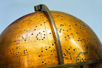 Image showing Chinese globe detail