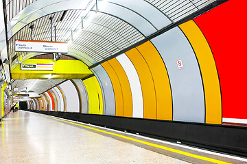 Image showing Underground tube