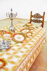 Image showing Luxurious tabletop