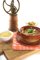 Image showing Chicken soup