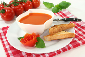 Image showing Tomato Cream Soup