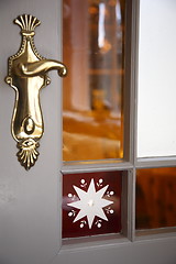 Image showing Antique door handle