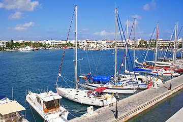 Image showing Greece. Dodecanesse. Island Kos. Kos town. Harbor