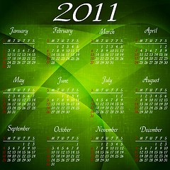 Image showing Calendar 2011