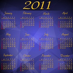 Image showing Calendar 2011