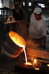 Image showing Bronze casting