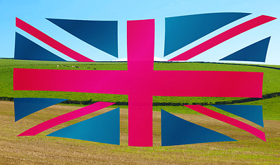 Image showing Union Jack UK flag