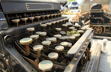 Image showing Old typewriter.