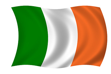 Image showing waing flag of ireland