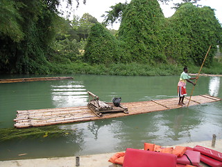Image showing Bamboo Rafting