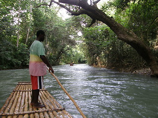 Image showing Bamboo Rafting