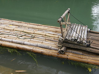 Image showing Bamboo Rafting