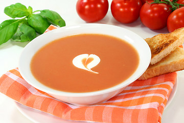 Image showing Tomato Cream Soup