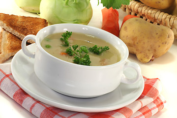 Image showing Potato soup