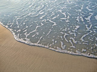 Image showing wave on sand