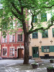 Image showing Oasis in the Old City, Stockholm, Sweden