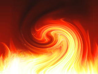 Image showing Abstract fire background