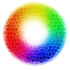 Image showing Abstract rainbow color background