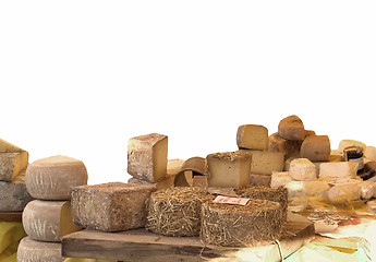 Image showing Cheese isolated