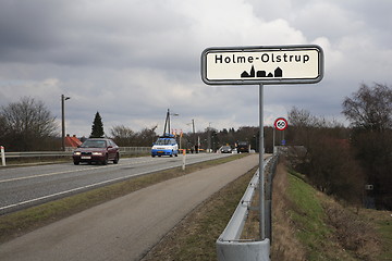 Image showing City sign Holme Olstrup
