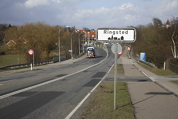 Image showing City sign Ringsted