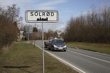 Image showing City sign Solrød