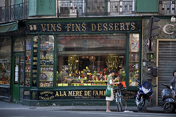 Image showing Facade of chocolate shop Paris