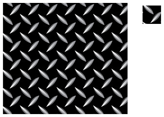 Image showing Metal seamless pattern