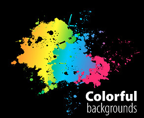 Image showing Abstract colorful background