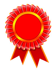 Image showing Illustration of award rosette