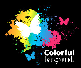 Image showing Abstract colorful background