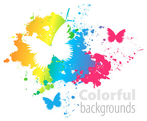 Image showing Abstract colorful background