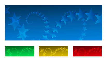 Image showing abstract star background 