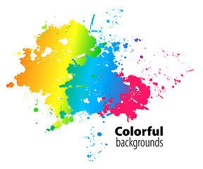 Image showing Abstract colorful background