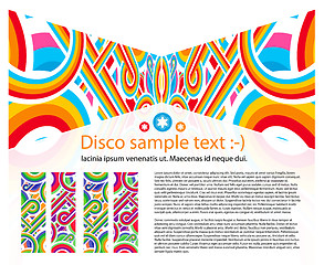 Image showing abstract disco background