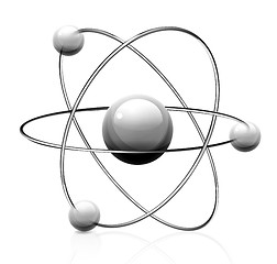 Image showing Atom symbol. Vector.