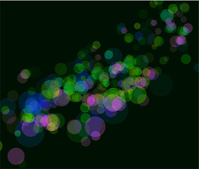 Image showing Multi color bokeh lights background