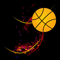 Image showing basketball background