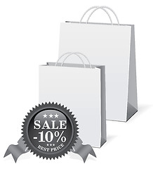 Image showing Vector shopping paper bags