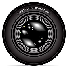 Image showing camera lens vector illustration 