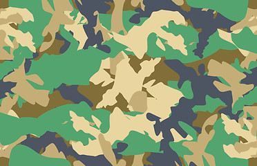 Image showing Camouflage seamless vector