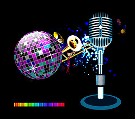 Image showing Disco background