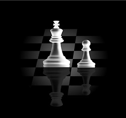 Image showing pawn and king