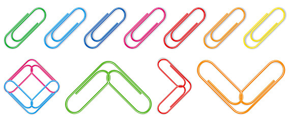 Image showing Vector paper clip