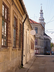 Image showing Old little backstreet