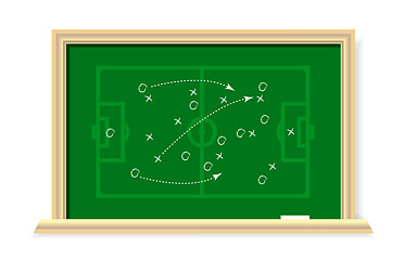 Image showing Football Scheme, vector