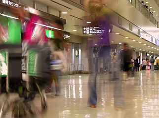 Image showing Airport blur