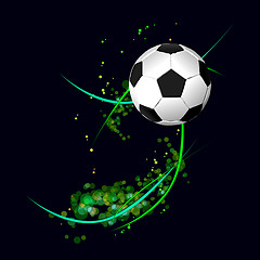 Image showing Vector football background